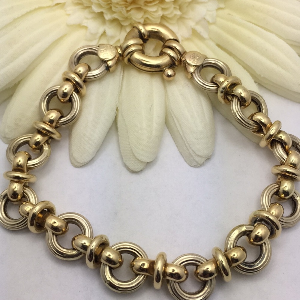 14k Italian gold bracelet